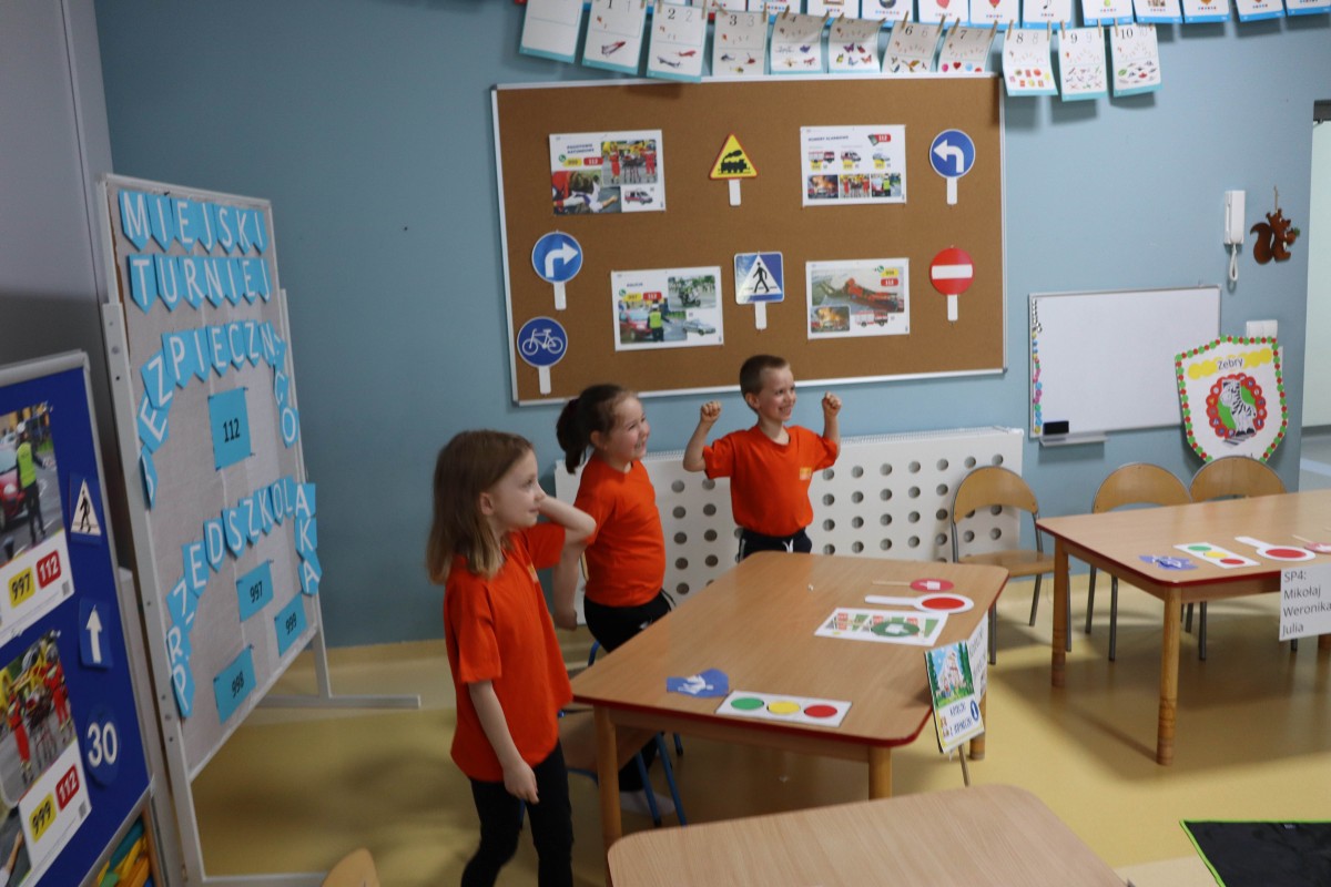 Miejski Turniej „Bezpieczny Przedszkolak” w Miejskim Przedszkolu nr 3 w Lędzinach