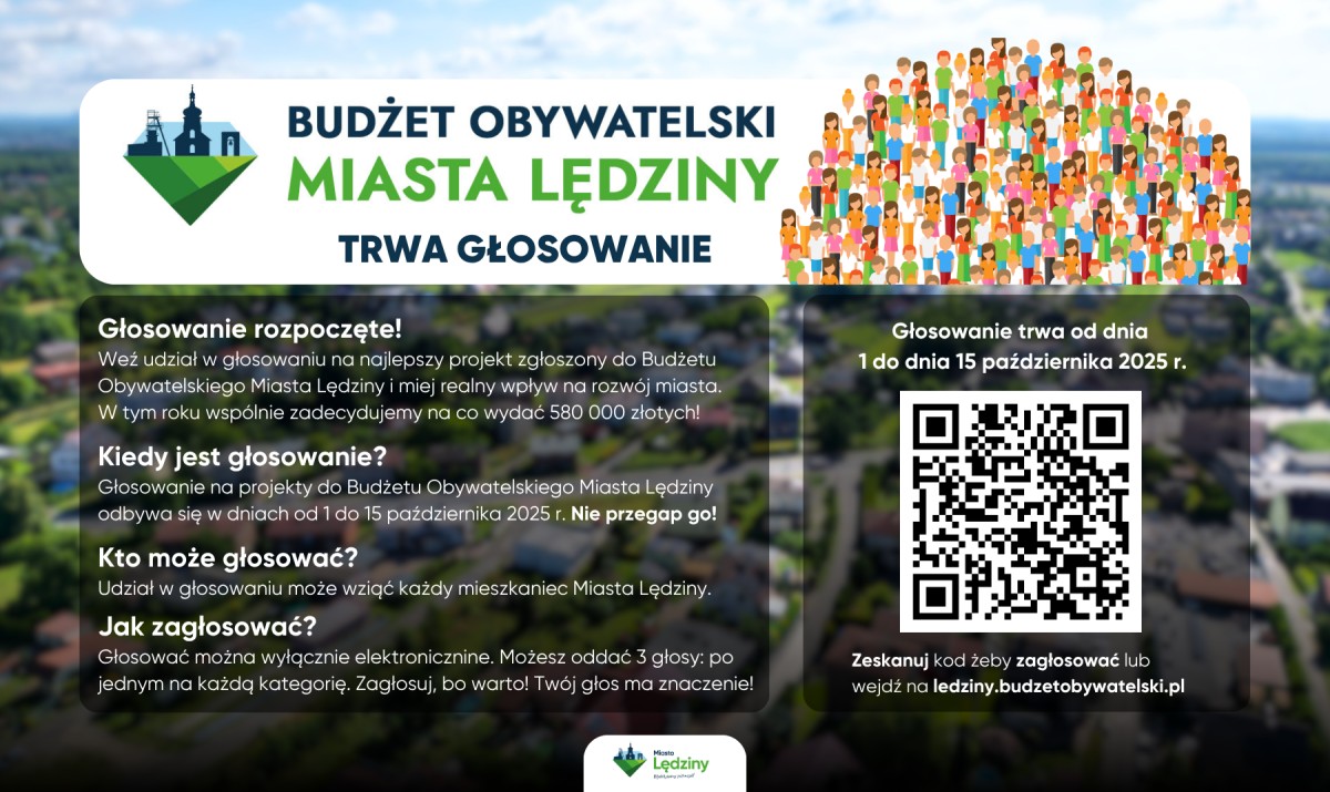 Głosowanie Budżet Obywatelski treś pod zdjęciem